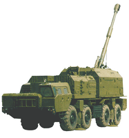 130mm A-222 BEREG Coastal mobile artillery system